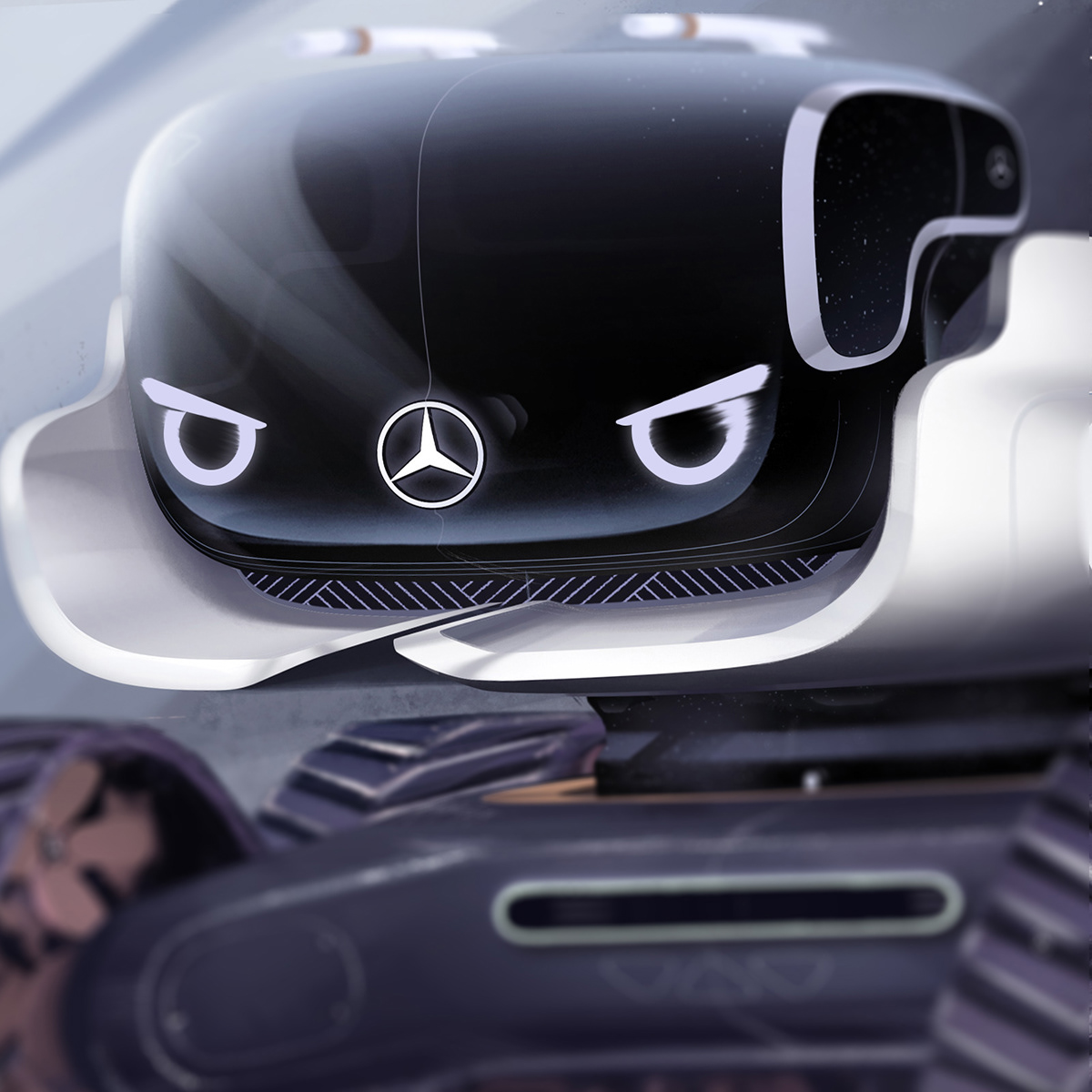 truck，concept，Benz，sketch，cross-country，