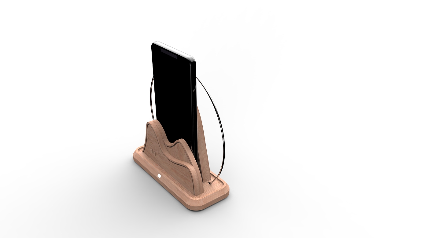 Wireless charging，Wooden ，intelligence，Mobile charge，