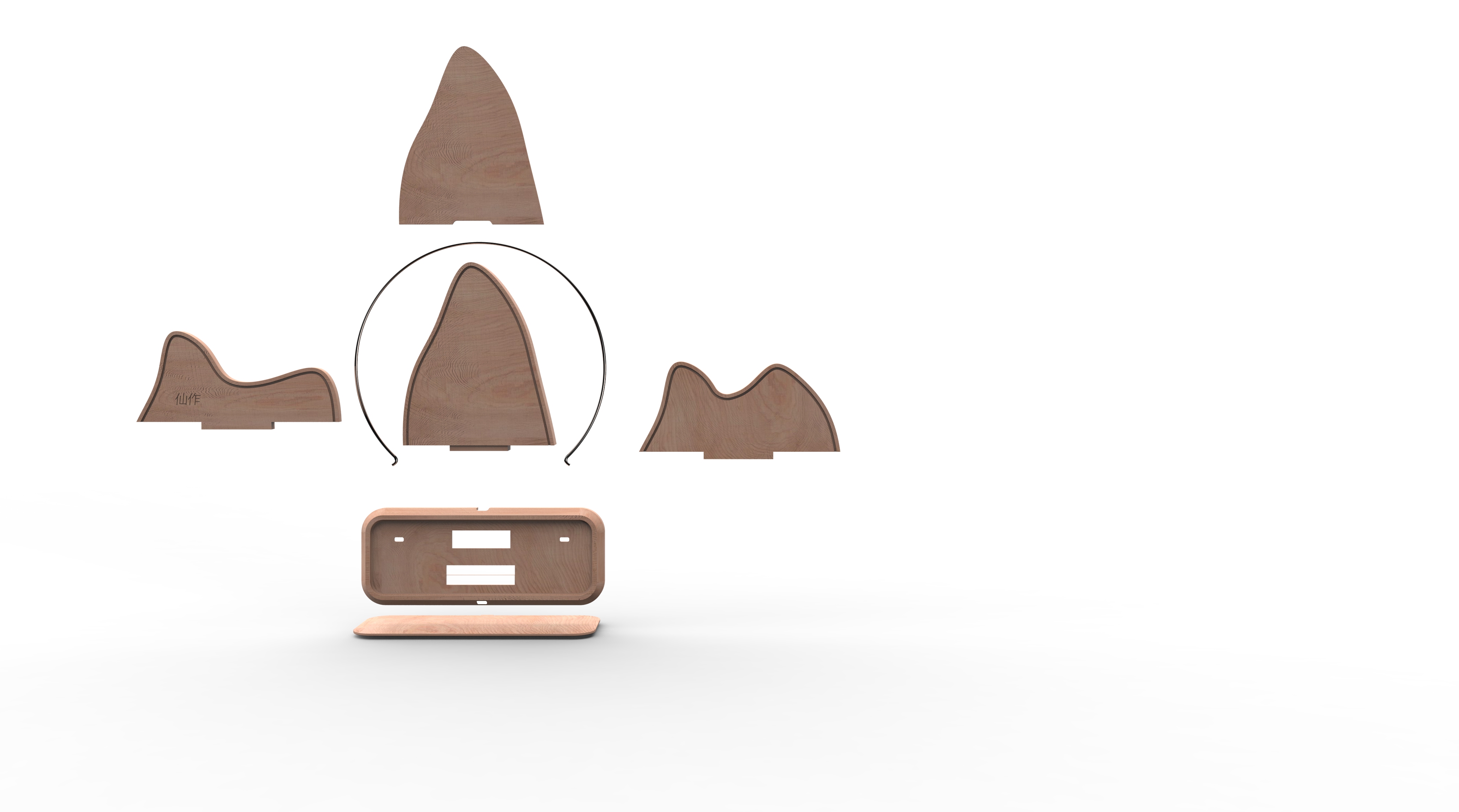 Wireless charging，Wooden ，intelligence，Mobile charge，