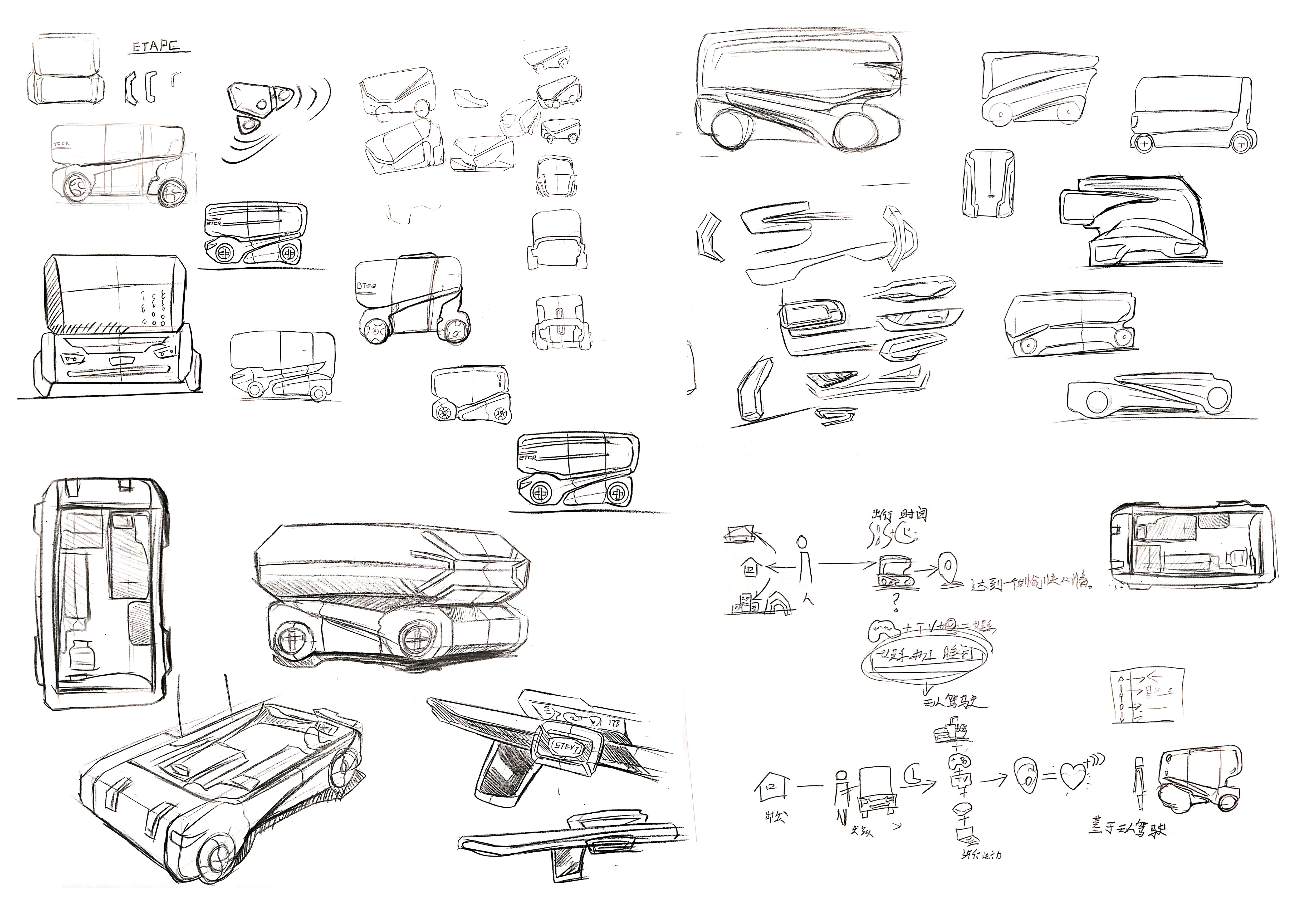 traffic，automobile，conceptual design，space，