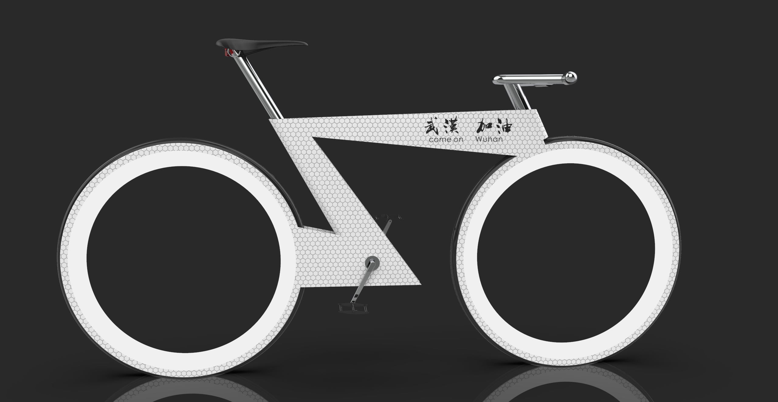 Non spoke bicycle，