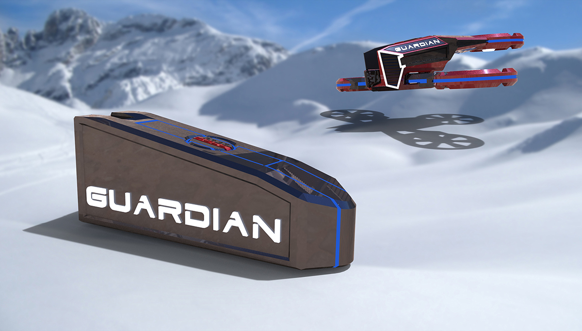 industrial design，intelligence，science and technology，UAV，Rescue aircraft，