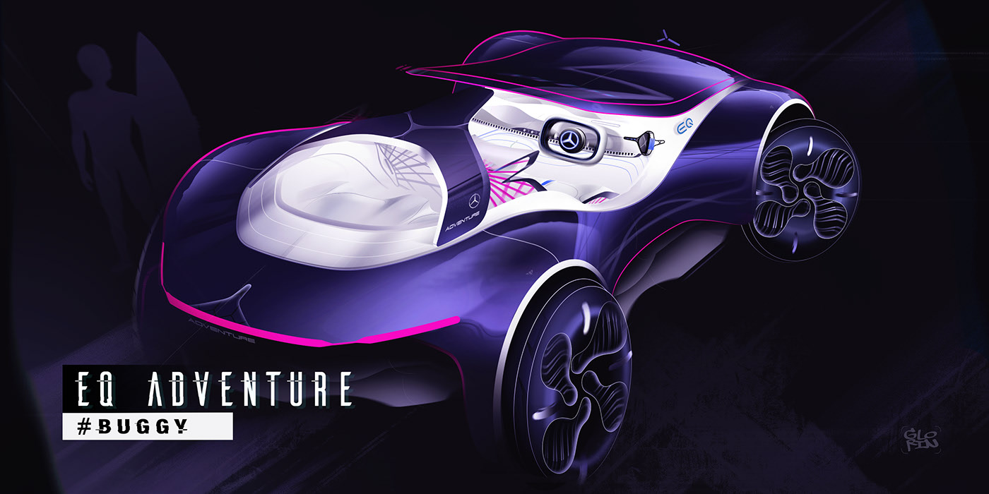 bmw，mini，Sports car，adventure，Hand drawn，