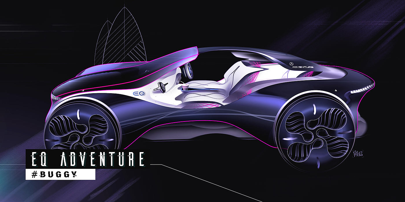 bmw，mini，Sports car，adventure，Hand drawn，