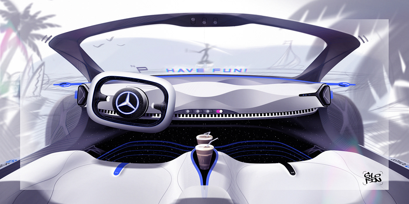 bmw，mini，Sports car，adventure，Hand drawn，