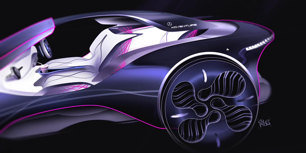 bmw，mini，Sports car，adventure，Hand drawn，