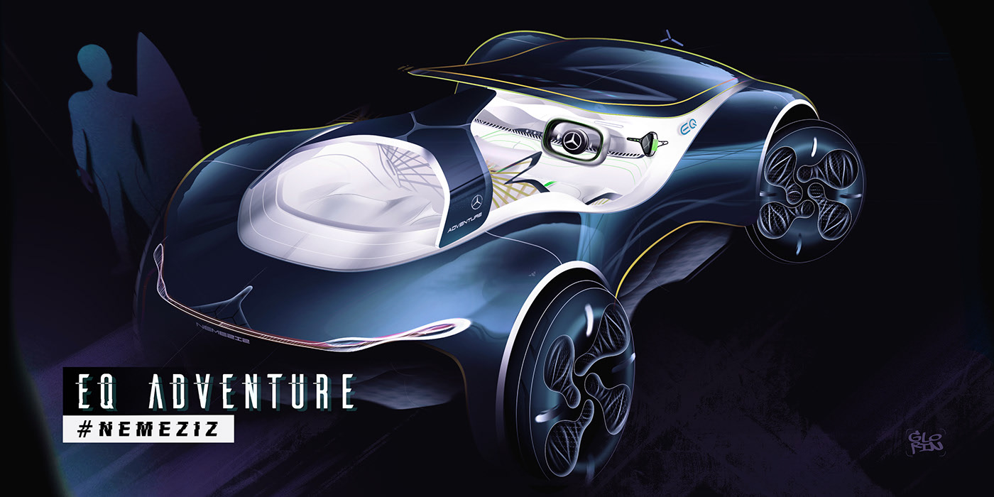 bmw，mini，Sports car，adventure，Hand drawn，