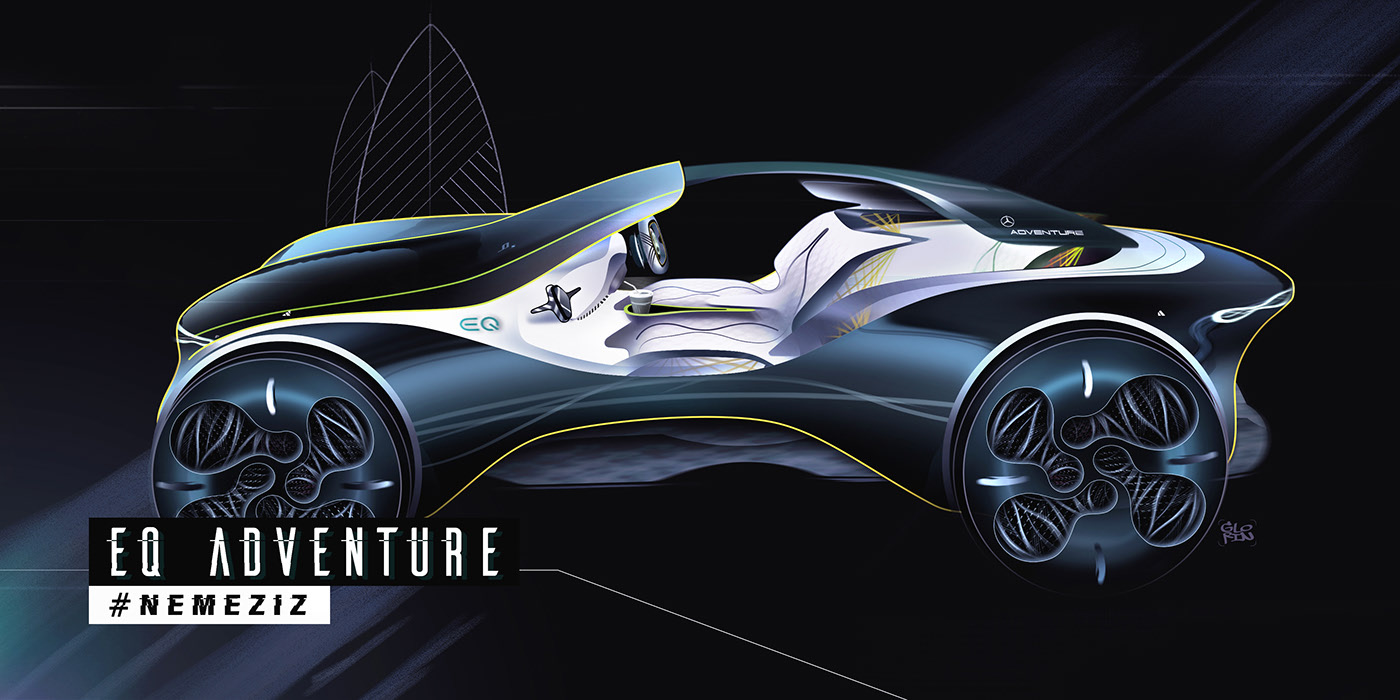 bmw，mini，Sports car，adventure，Hand drawn，