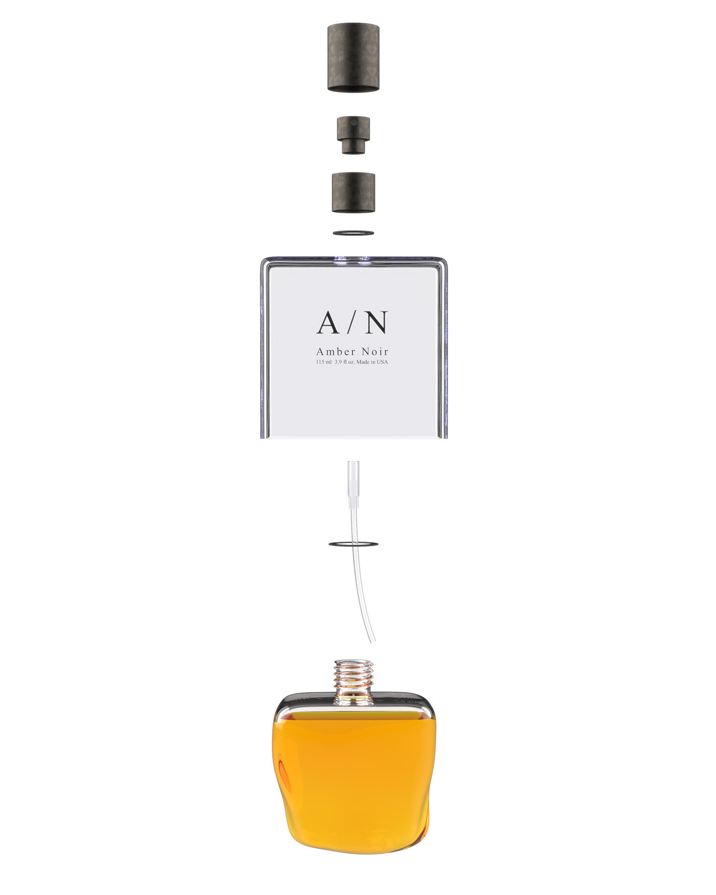 Perfume bottle，Glass，packing design，