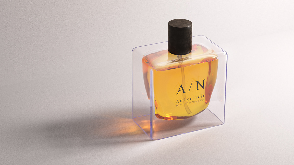 Perfume bottle，Glass，packing design，