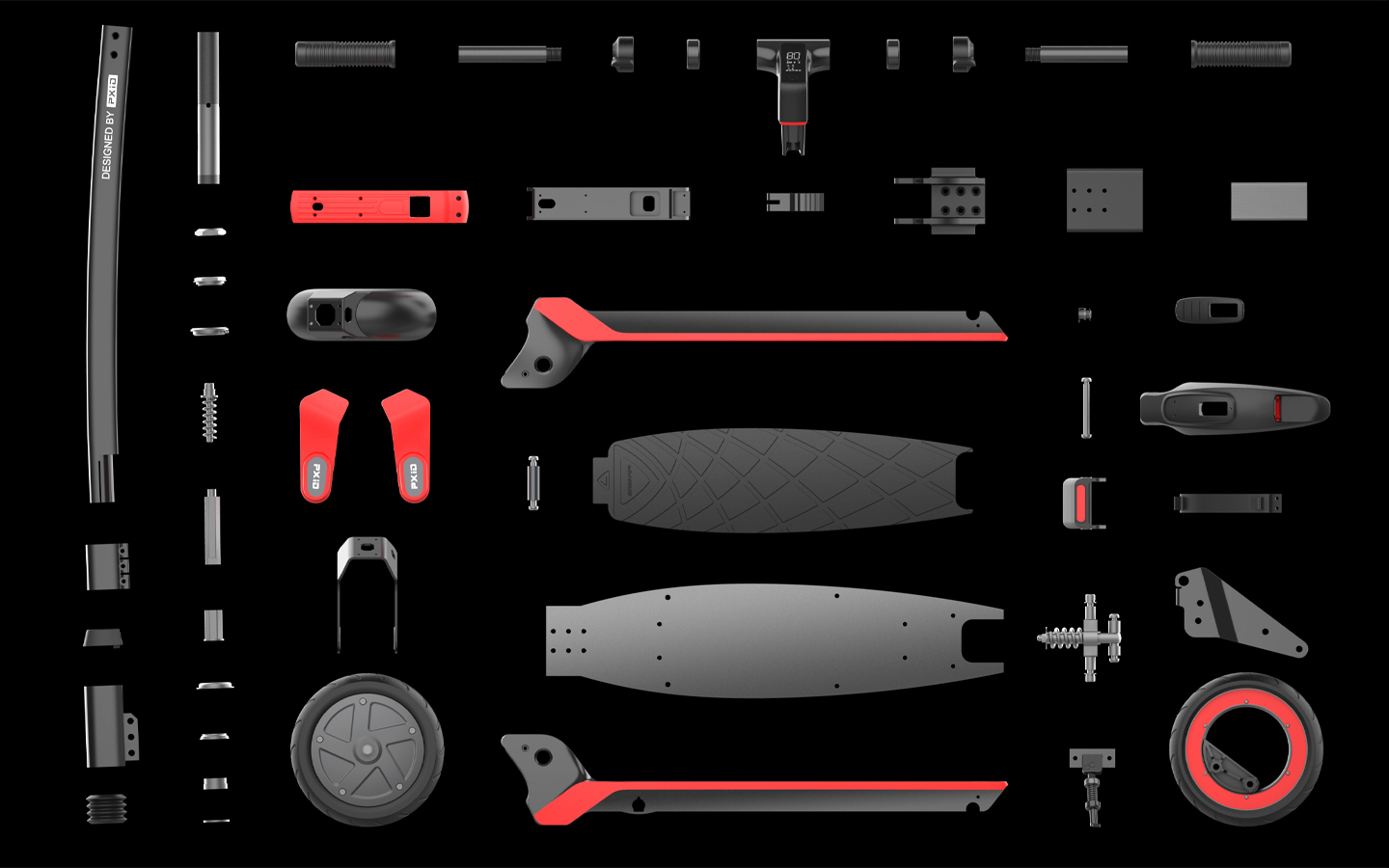 Scooter design，Design of electric scooter，Electric vehicle design，Vehicle design，