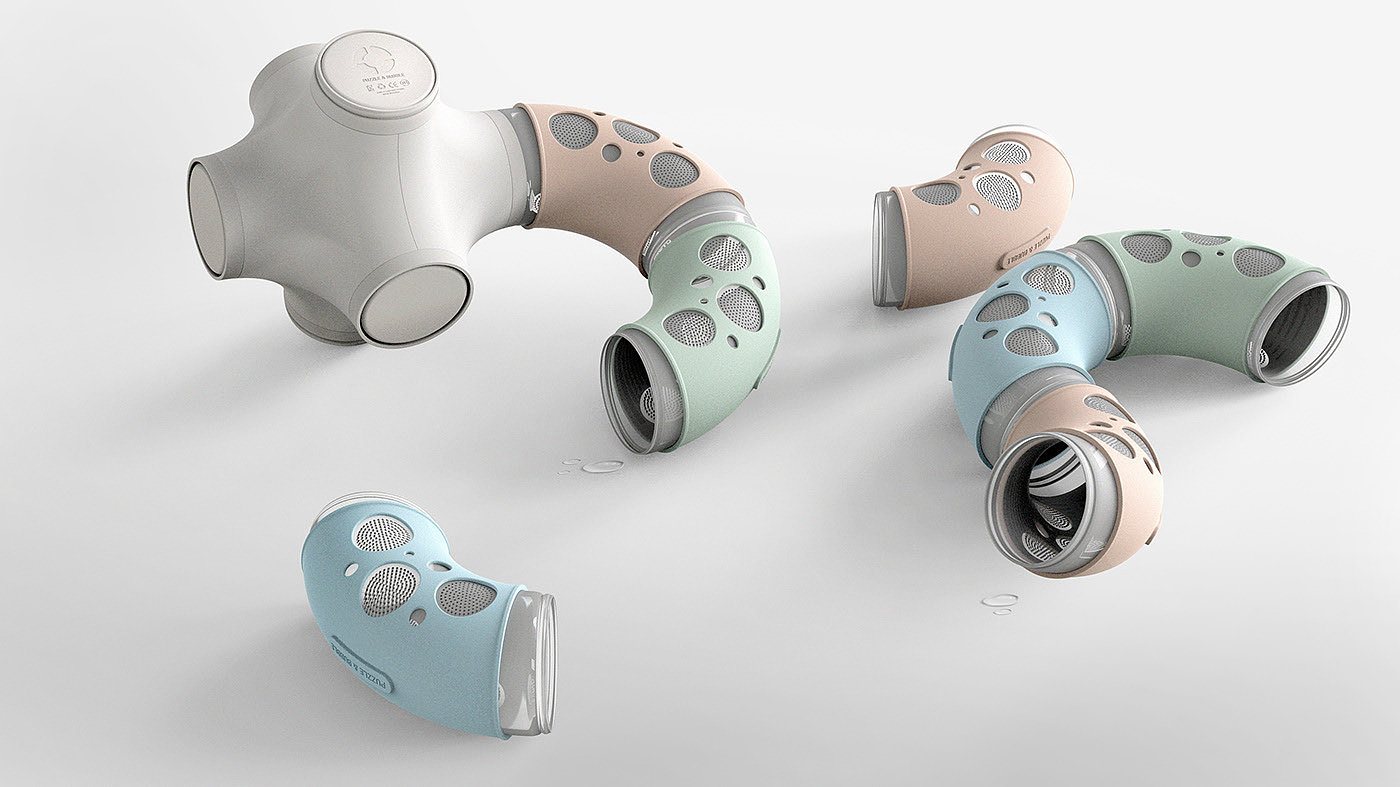 baby，Puzzle & Bubble，Jiheon Song，take a shower，bath，Souptoys，Korea Design Exhibition Award，D2B，