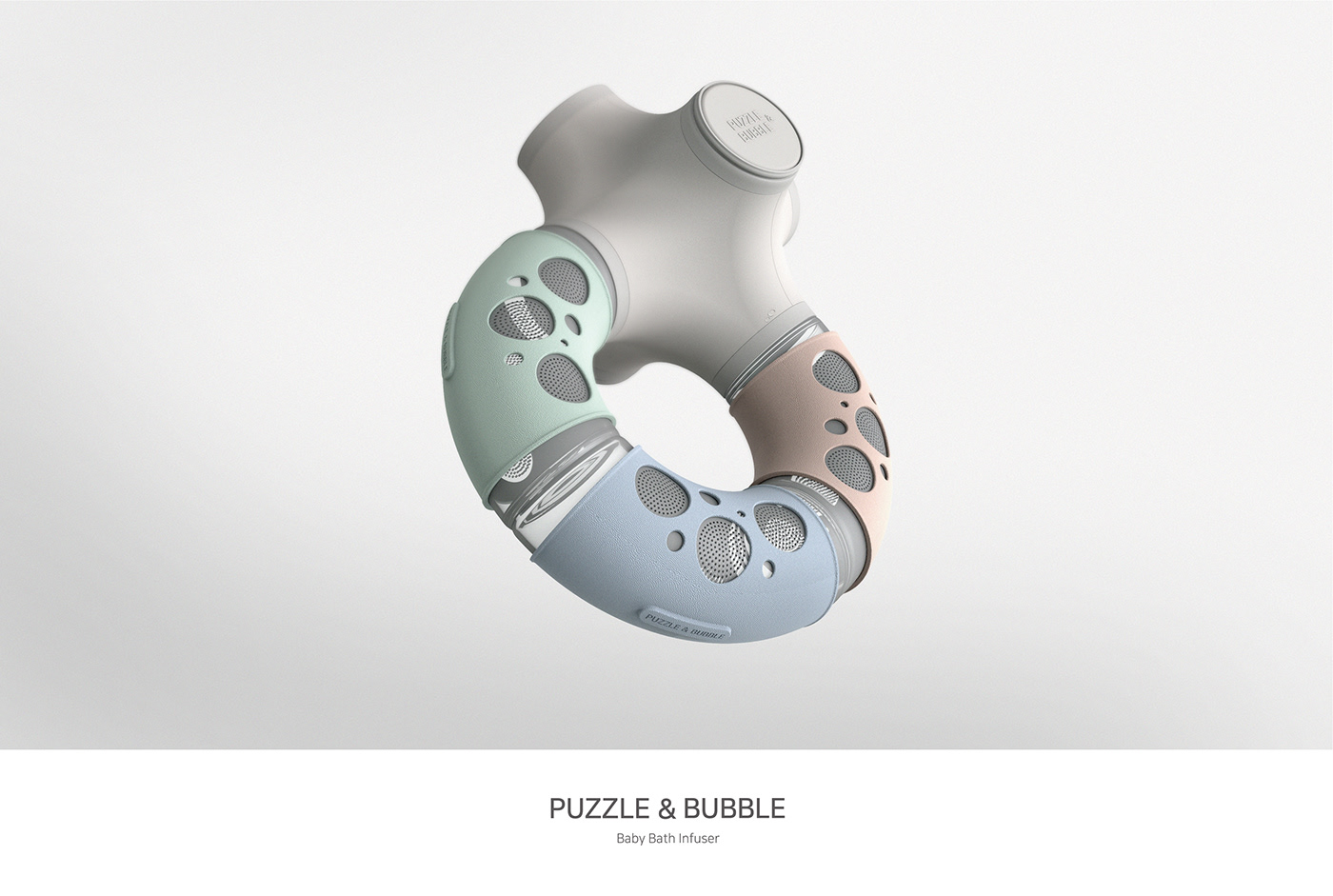 baby，Puzzle & Bubble，Jiheon Song，take a shower，bath，Souptoys，Korea Design Exhibition Award，D2B，
