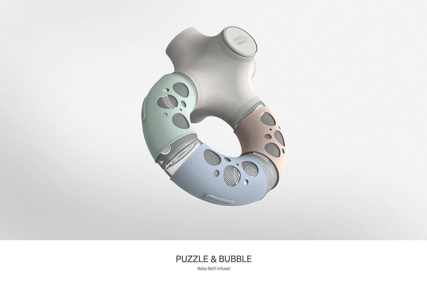 baby，Puzzle & Bubble，Jiheon Song，take a shower，bath，Souptoys，Korea Design Exhibition Award，D2B，