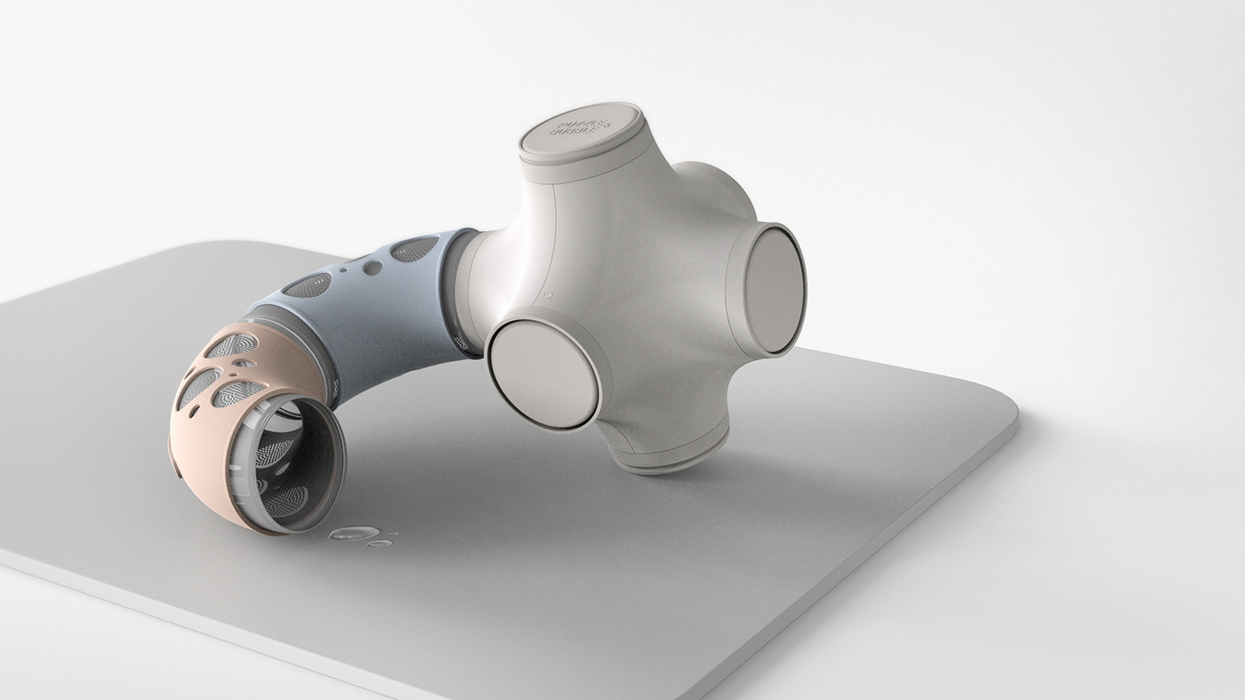 baby，Puzzle & Bubble，Jiheon Song，take a shower，bath，Souptoys，Korea Design Exhibition Award，D2B，