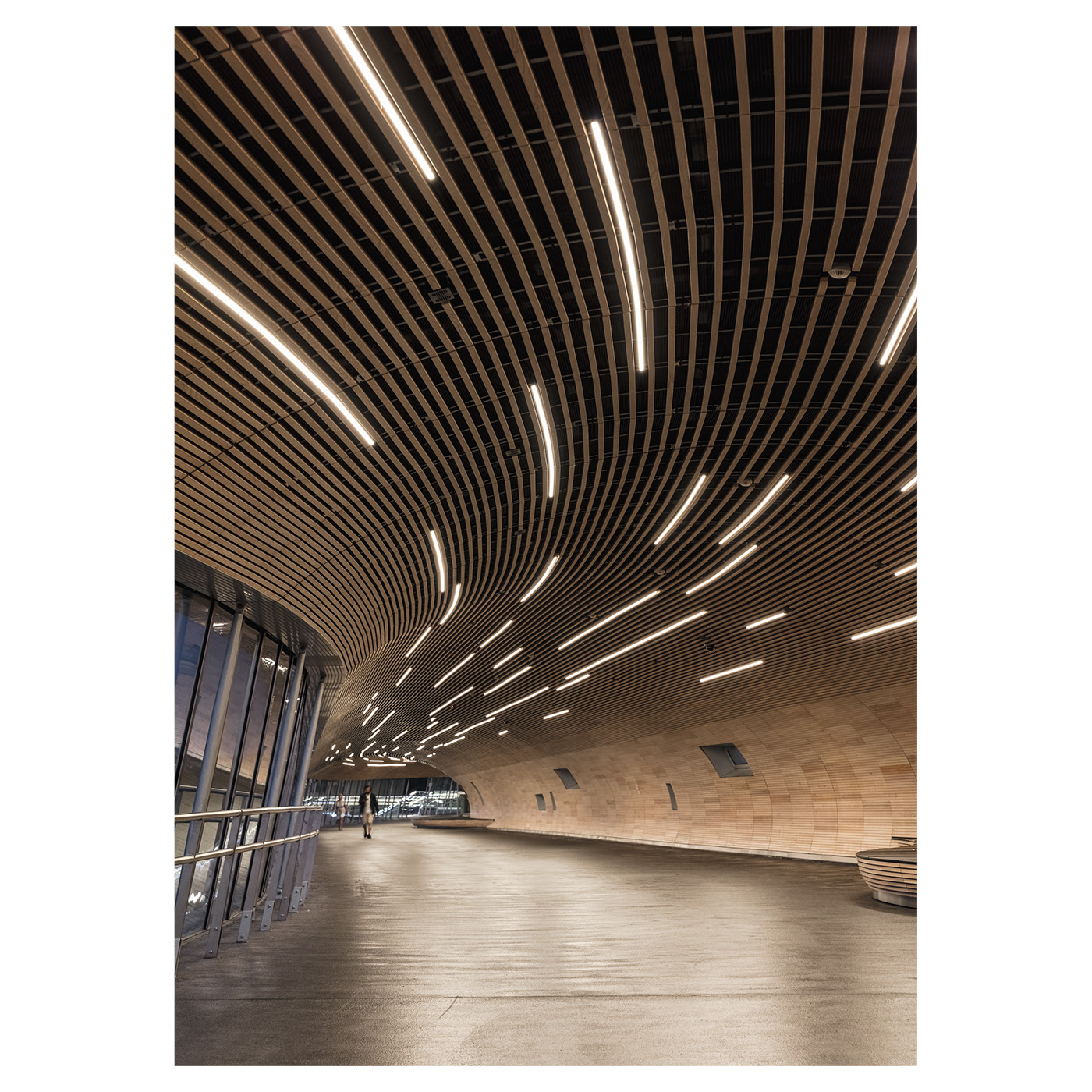 footbridge，Art，Rasmus Horsthoj，Photography，K Ø G E N O R D，station，traffic，