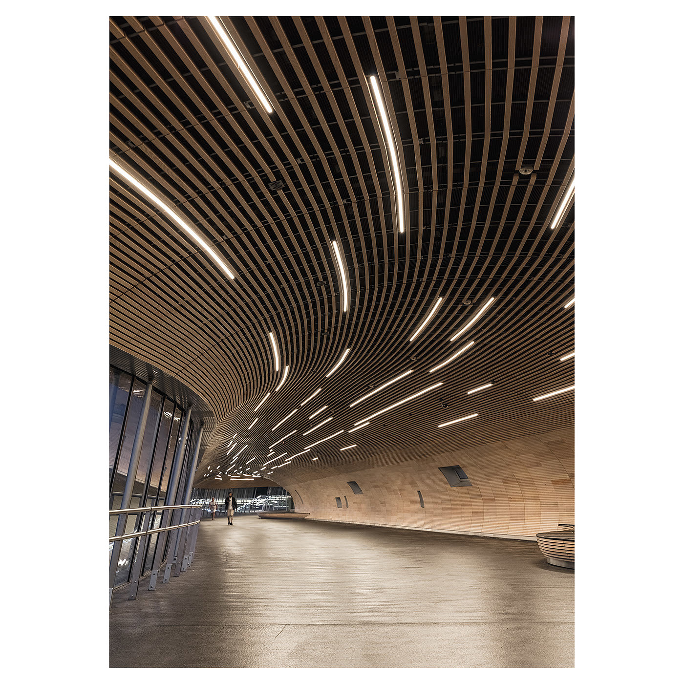 footbridge，Art，Rasmus Horsthoj，Photography，K Ø G E N O R D，station，traffic，