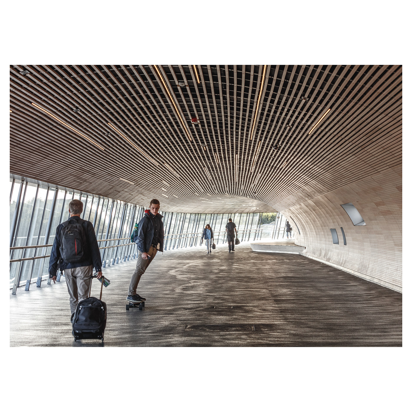 footbridge，Art，Rasmus Horsthoj，Photography，K Ø G E N O R D，station，traffic，