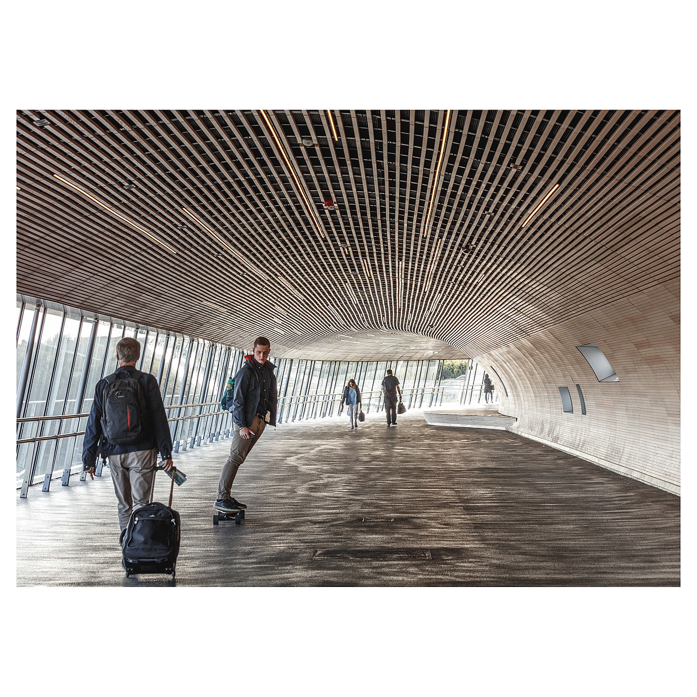 footbridge，Art，Rasmus Horsthoj，Photography，K Ø G E N O R D，station，traffic，