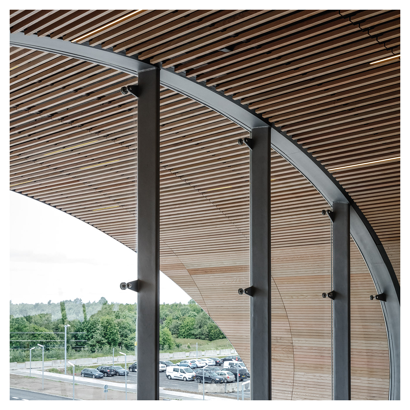 footbridge，Art，Rasmus Horsthoj，Photography，K Ø G E N O R D，station，traffic，