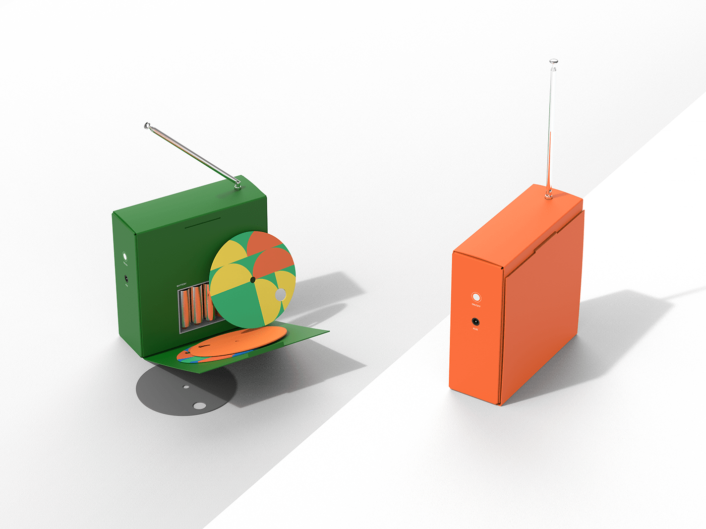 found / Founded，O! RADIO，diy，radio，paper ，