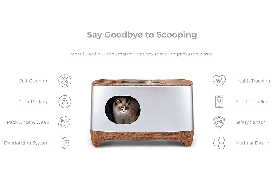 Deodorization，iKuddle，app，Pets，Kitty，disassemble，Toilet，