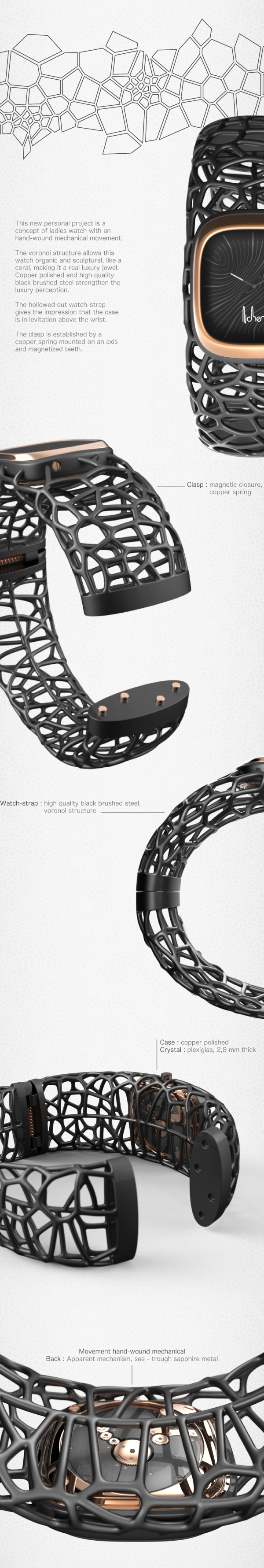 Reprint，industrial design，product design，Wrist watch，decorate，