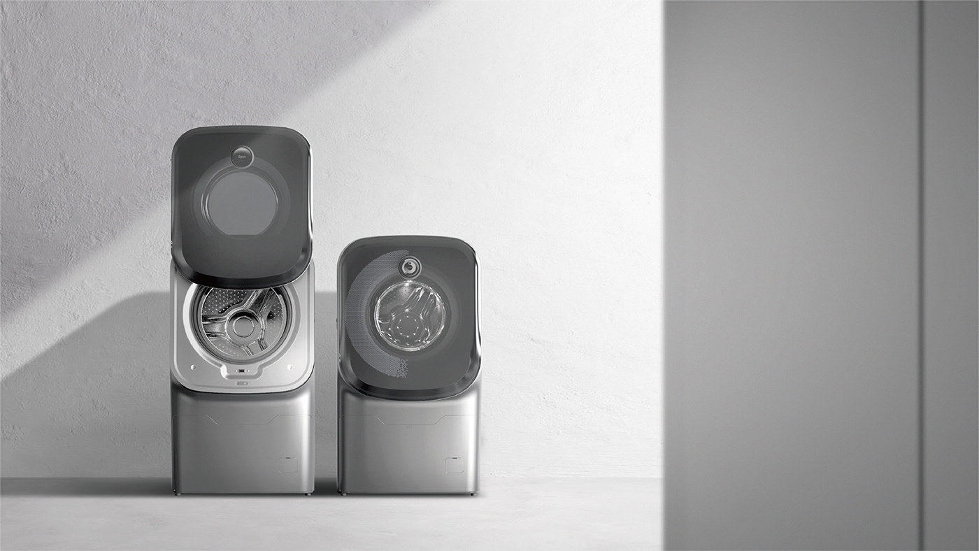 Washing machine，Household Electric Appliances，SLIP WASH，Creative design，