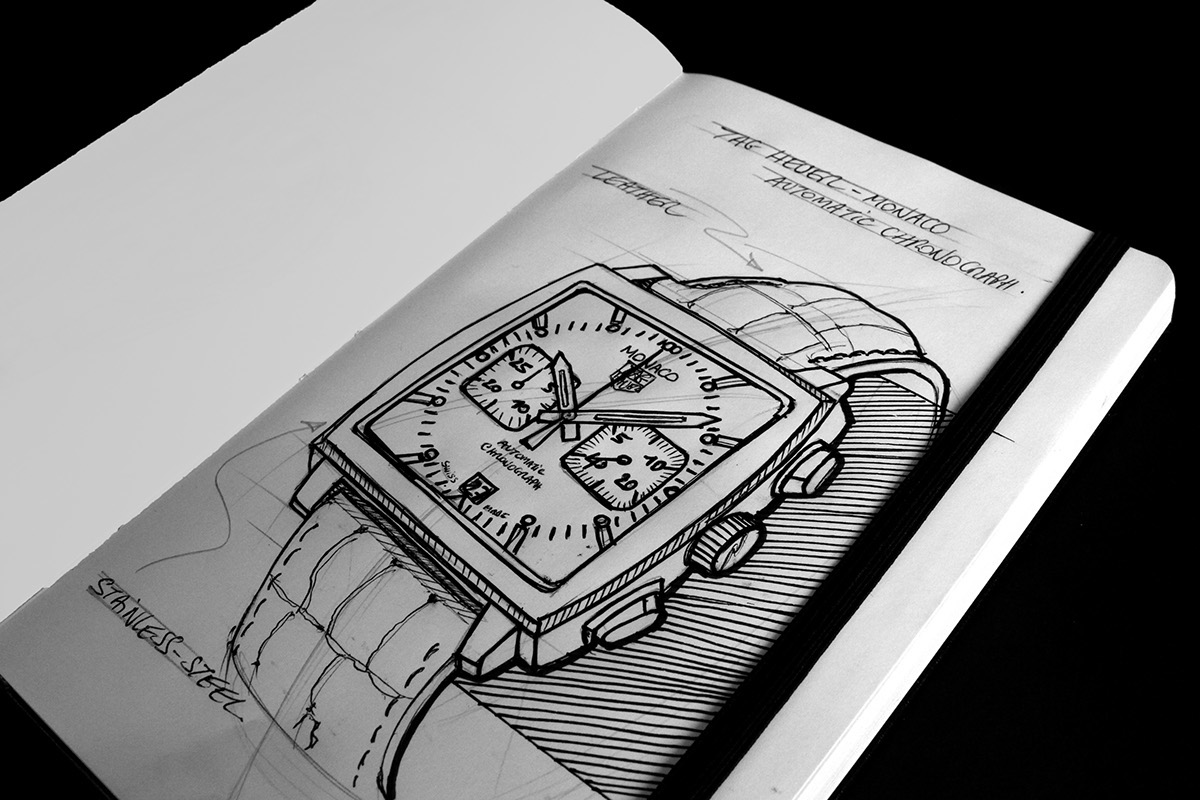 sketchbook，Hand drawn，sketch，marker pen，