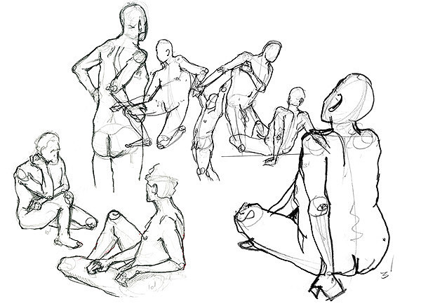 sketchbook，Hand drawn，sketch，marker pen，
