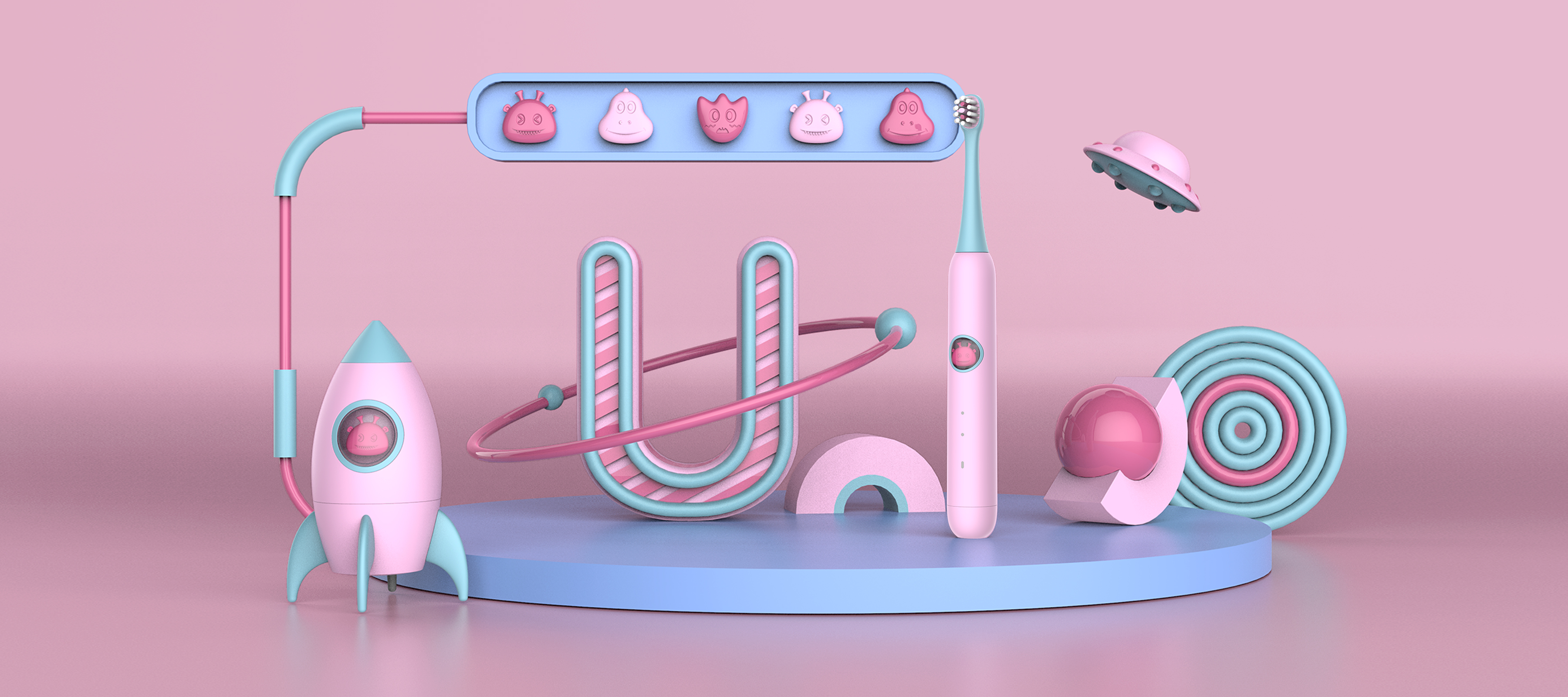 Children, electric toothbrush，