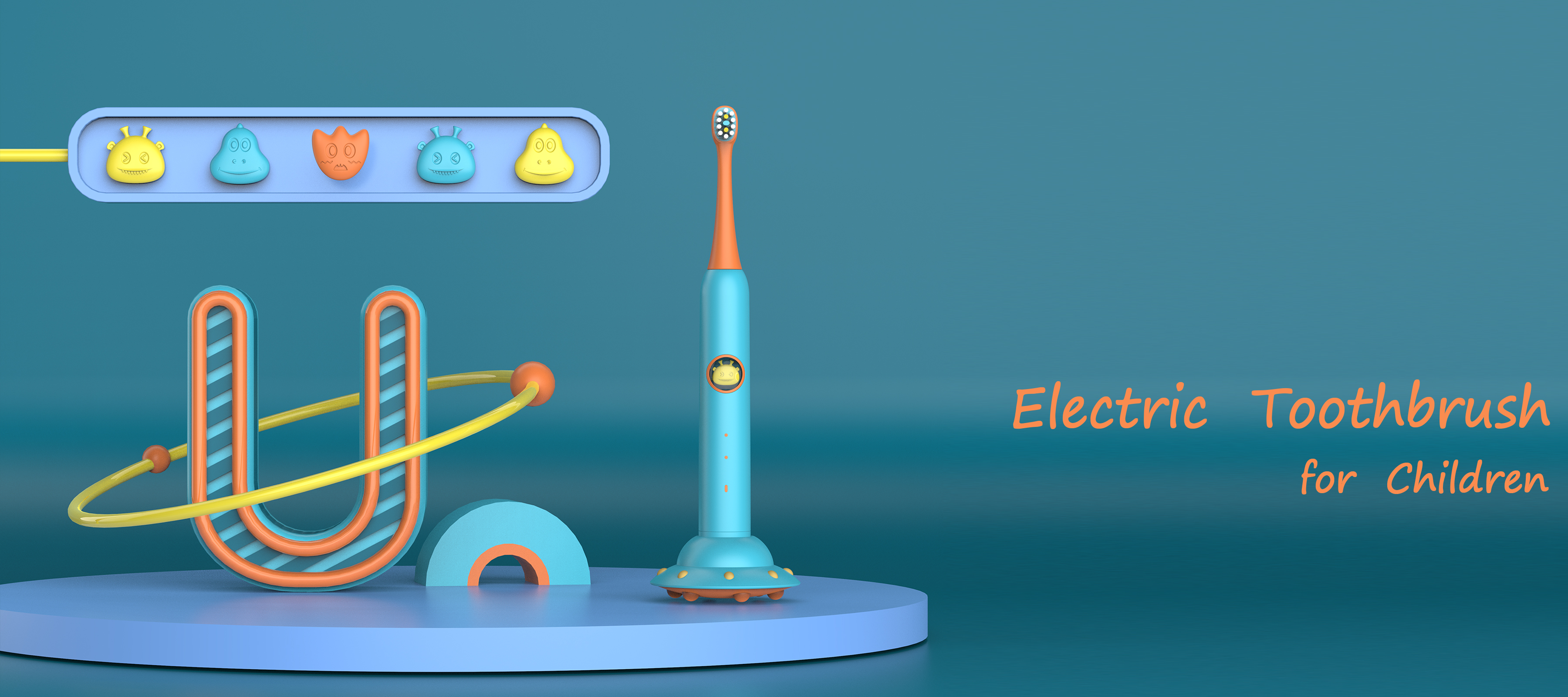 Children, electric toothbrush，