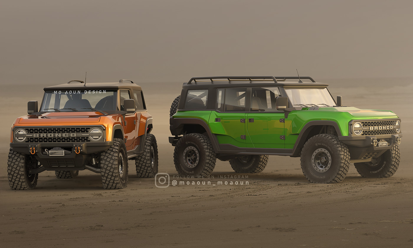 automobile，modeling，FORD BRONCO，Ford，ATV，