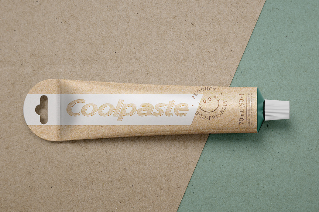 sustainable，toothpaste，packing design，Coolpaste，