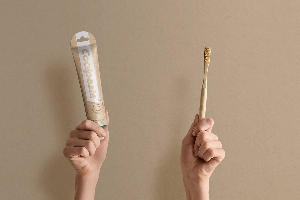 sustainable，toothpaste，packing design，Coolpaste，