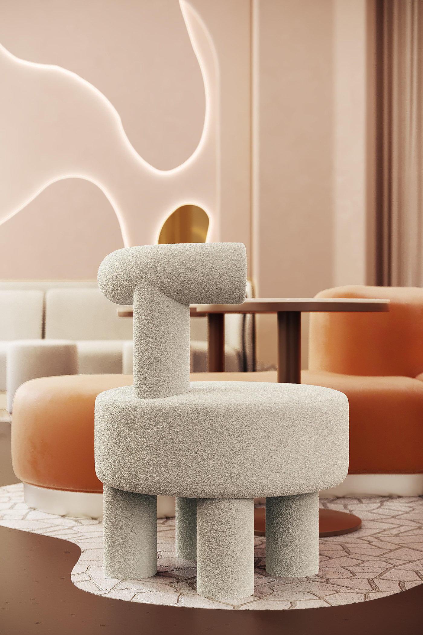 cgi，restaurant，indoor，modern，