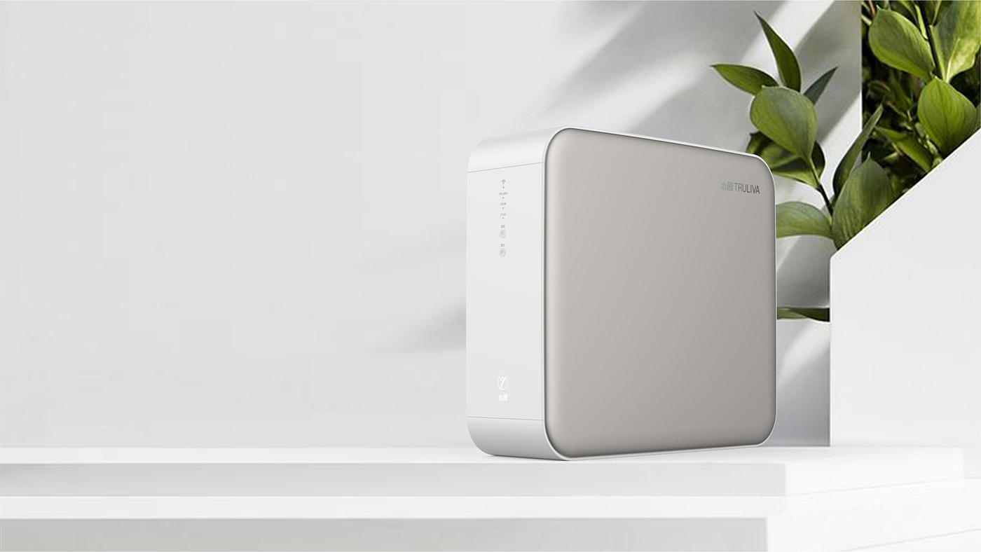 industrial design，Water purifier，Filter appliance，White simplicity，product design，Sales explosion，User Research，Design process，