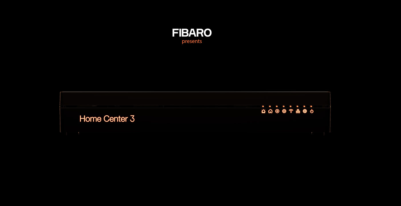 FIBARO Home Center 3，Home Furnishing，Administration，black，