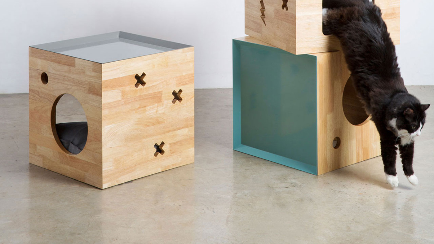 Home Furnishing，Cat nest，wood，lively，modern，