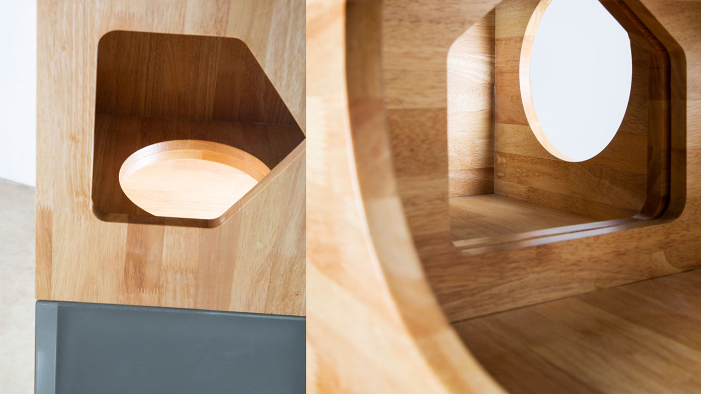 Home Furnishing，Cat nest，wood，lively，modern，
