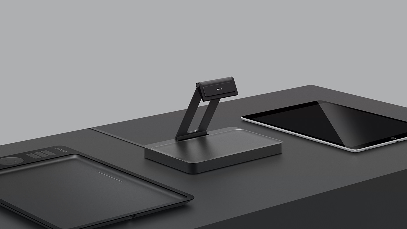 Jack Thrun，Wacom iPad，smart cover，Bracket，parts，desktop，