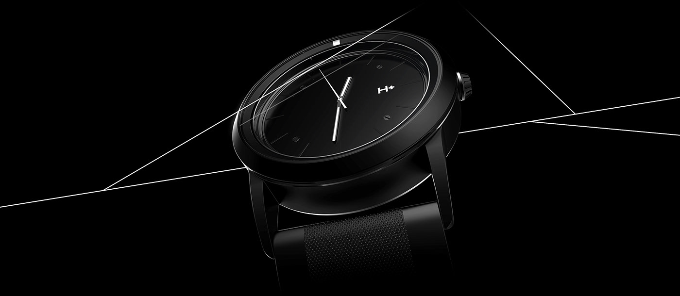 black，Wrist watch，Wristwatch，h+，Grigory Butin，
