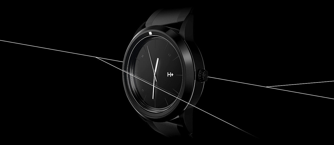 黑色，手表，腕表，h+，Grigory Butin，