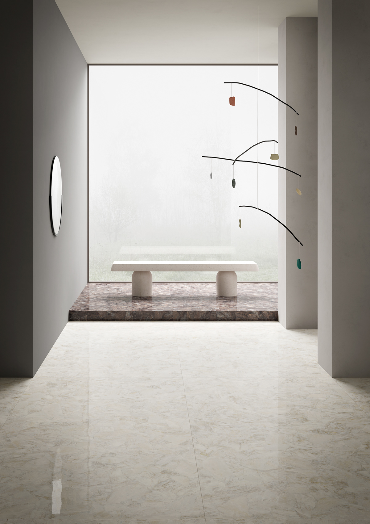 Sculpture，furniture，Neutral tone，Granite，geometry，