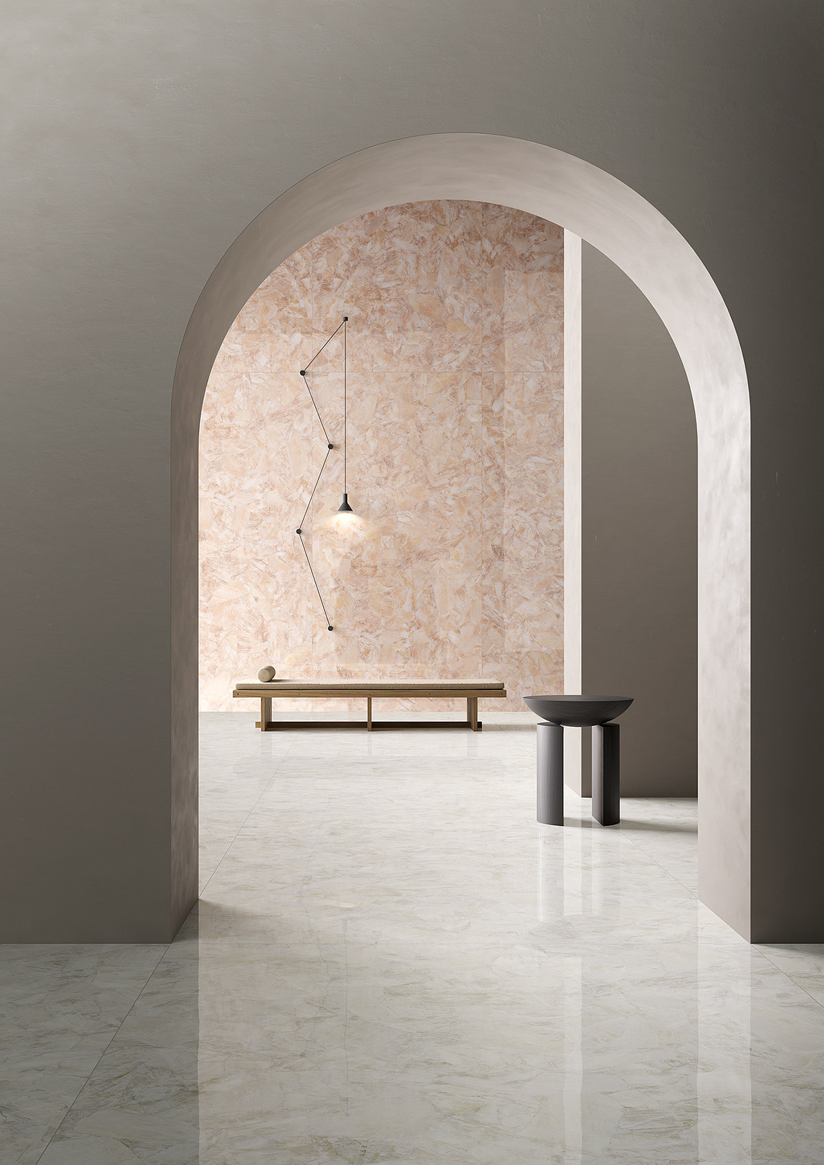 Sculpture，furniture，Neutral tone，Granite，geometry，