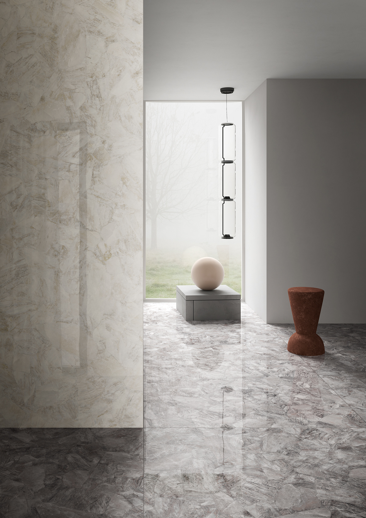 Sculpture，furniture，Neutral tone，Granite，geometry，