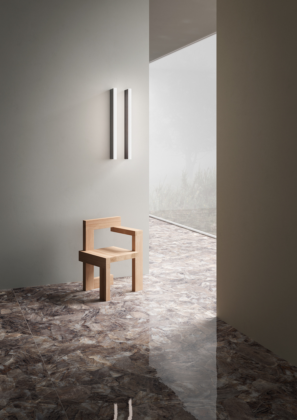 Sculpture，furniture，Neutral tone，Granite，geometry，