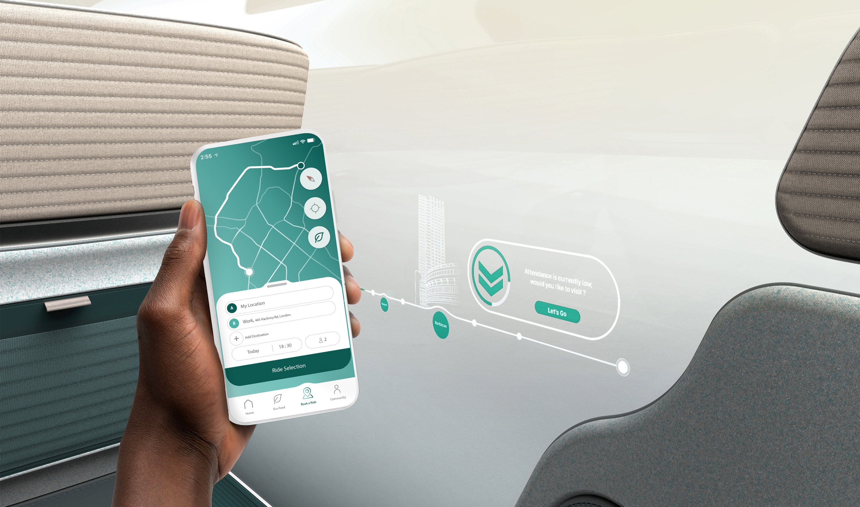 JOYN，Automatic carpooling platform，product design，industrial design，