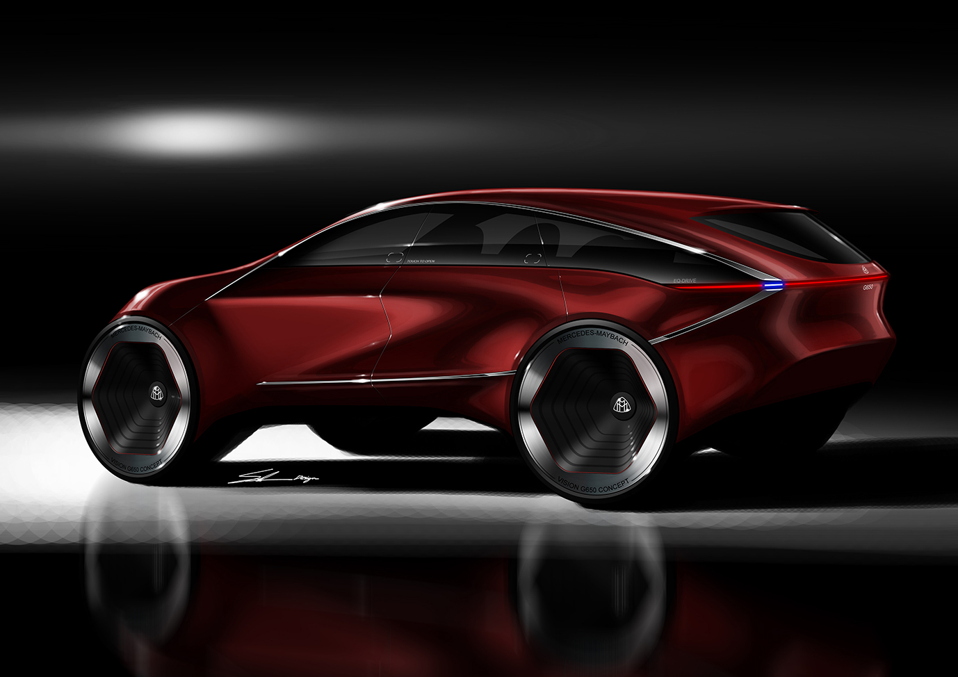 Light and shadow，hosein Soleiman，Hand drawn，