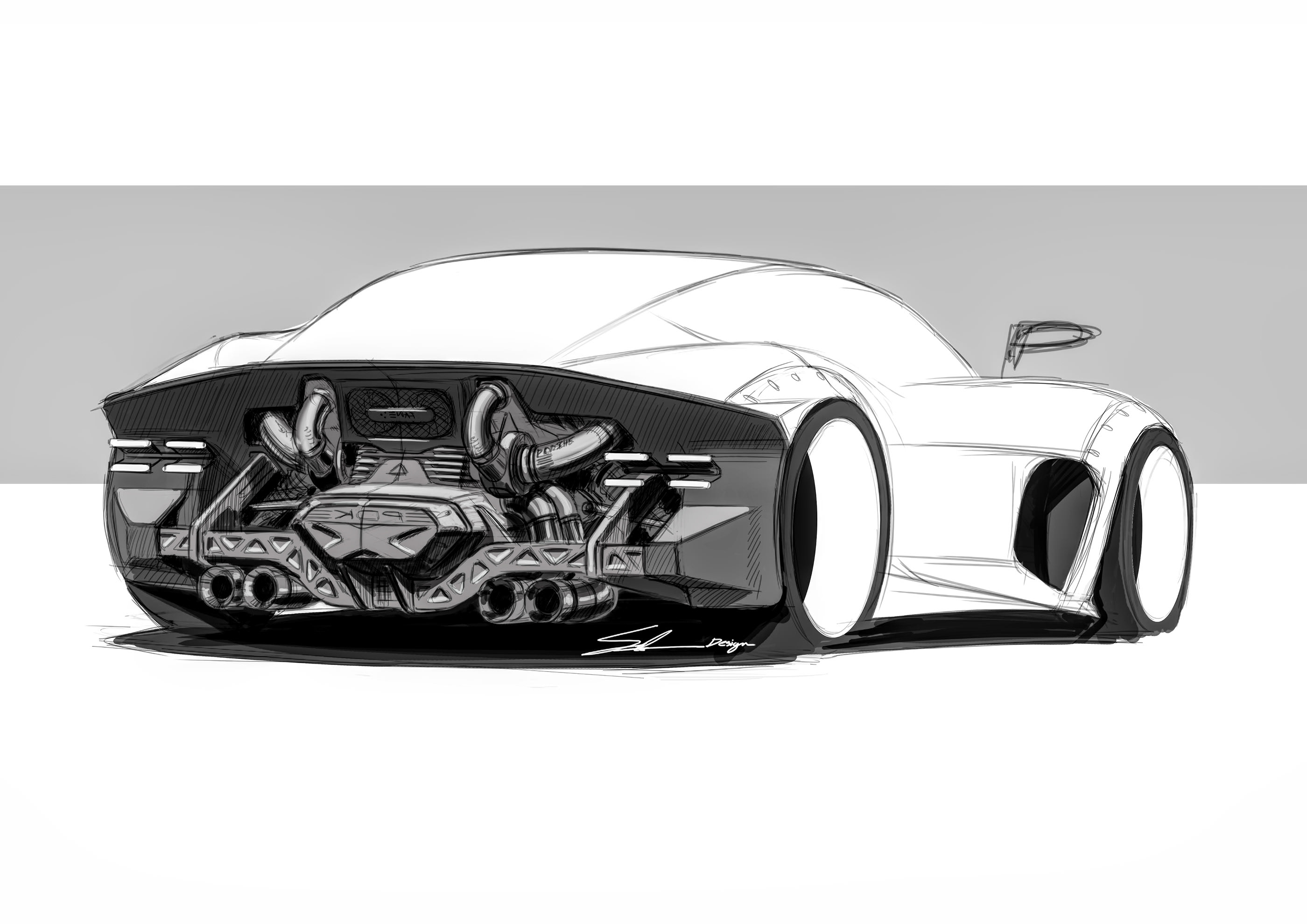 Light and shadow，hosein Soleiman，Hand drawn，